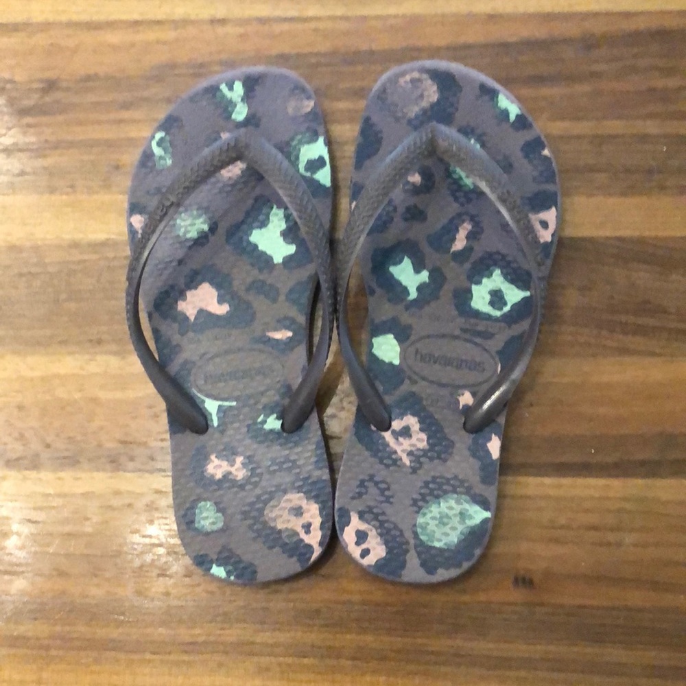Kids Leopard Havaianas